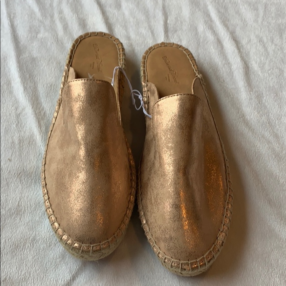 Women's Clara Espadrille Mules Rose Gold